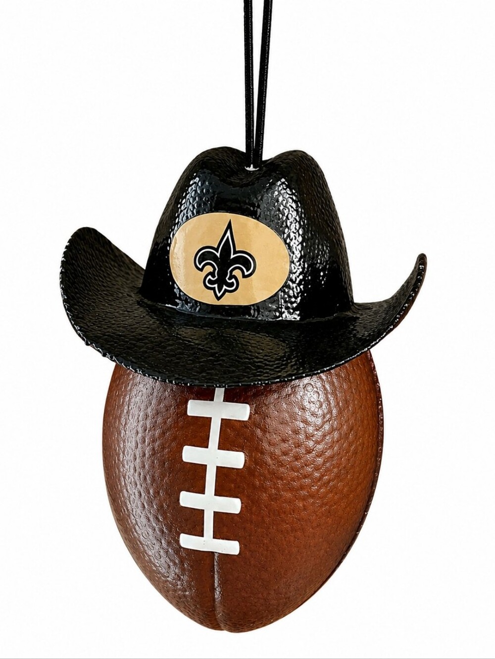 New Orleans Saints Mini Cowboy Rodeo Hat Rearview Mirror Car Hanging Decor